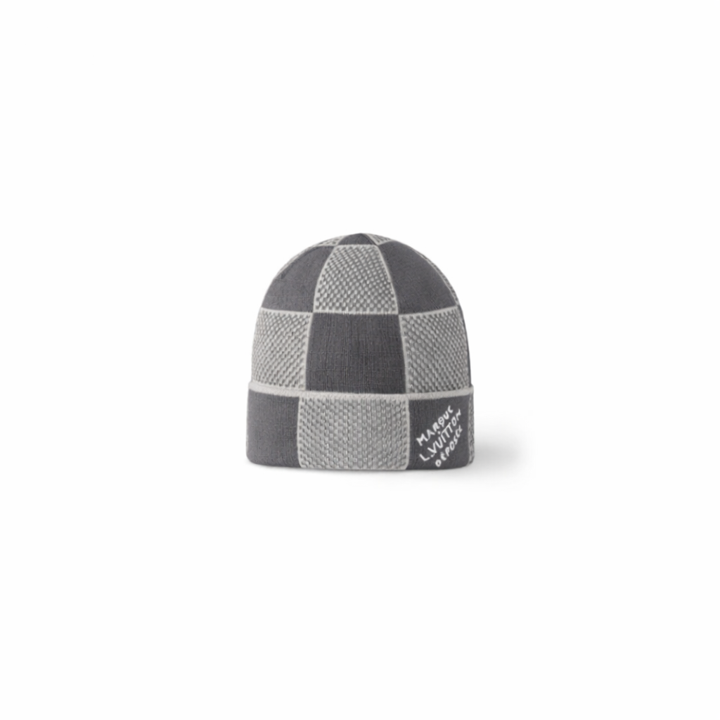 Bonnet LV Damier grey