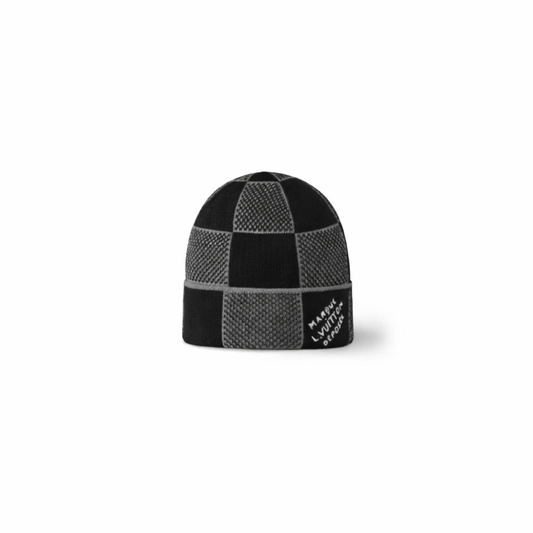 Bonnet LV Damier Black